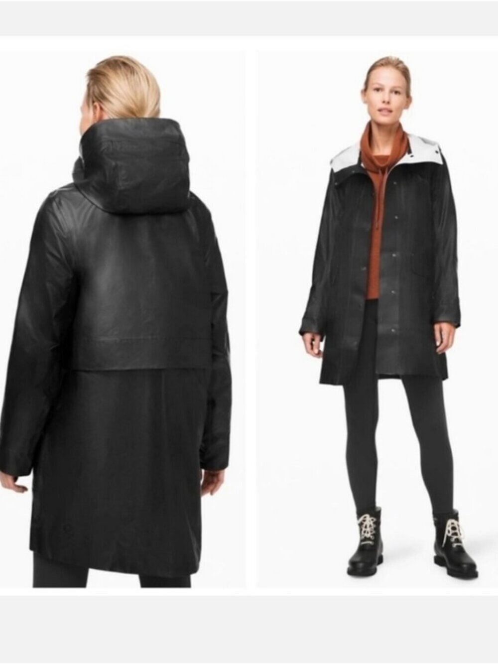lululemon Into The drizzle  Hooded Rain Trench